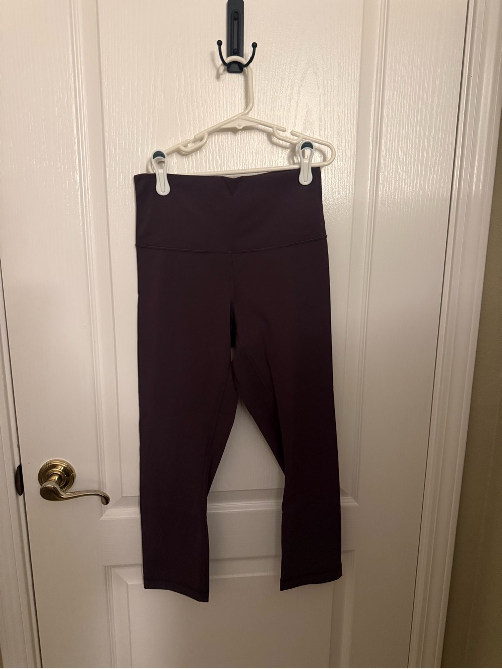 lululemon athletica Kids Cropped High-Rise Leggings - Plum